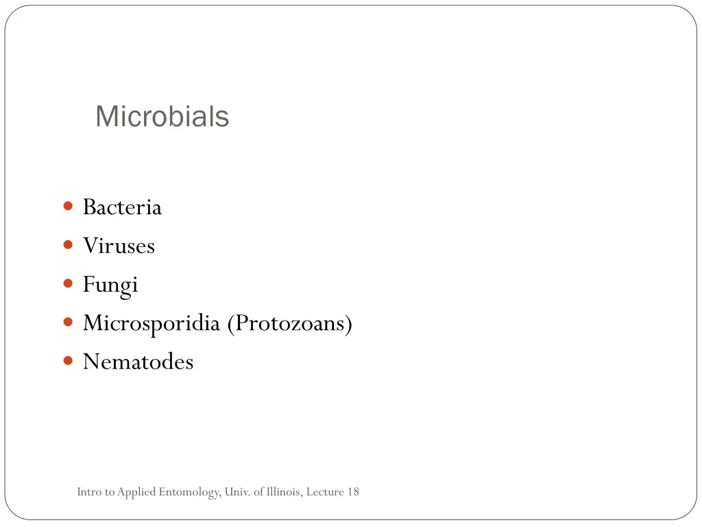 microbials