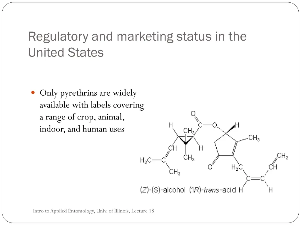 regulatory and marketing status in the united