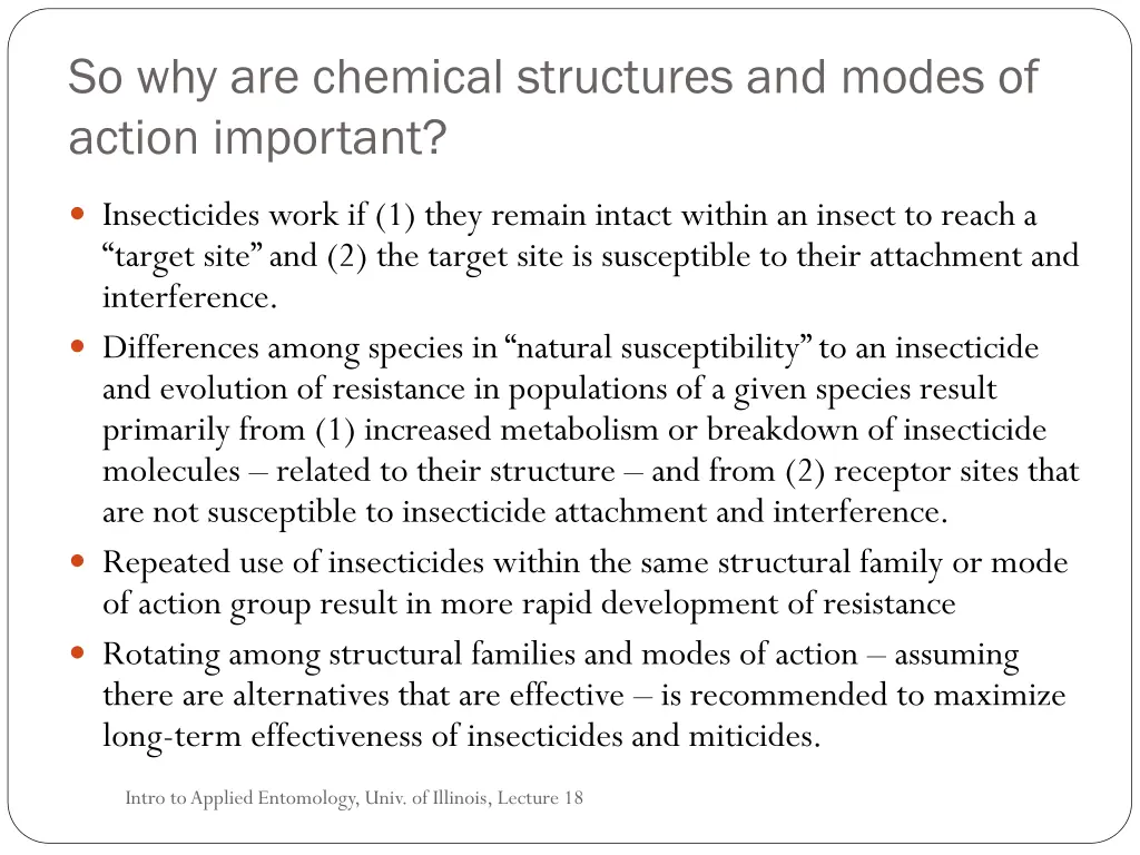 so why are chemical structures and modes