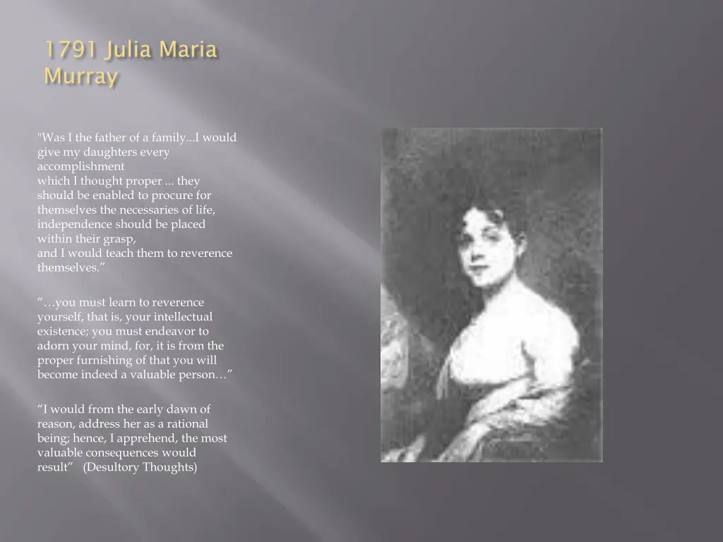 1791 julia maria murray