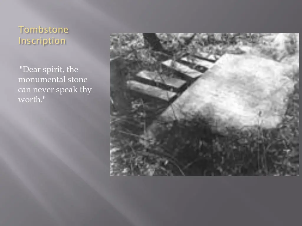 tombstone inscription
