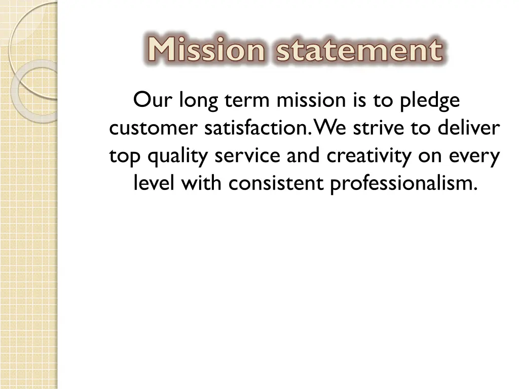 mission statement