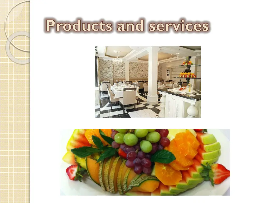 products and services