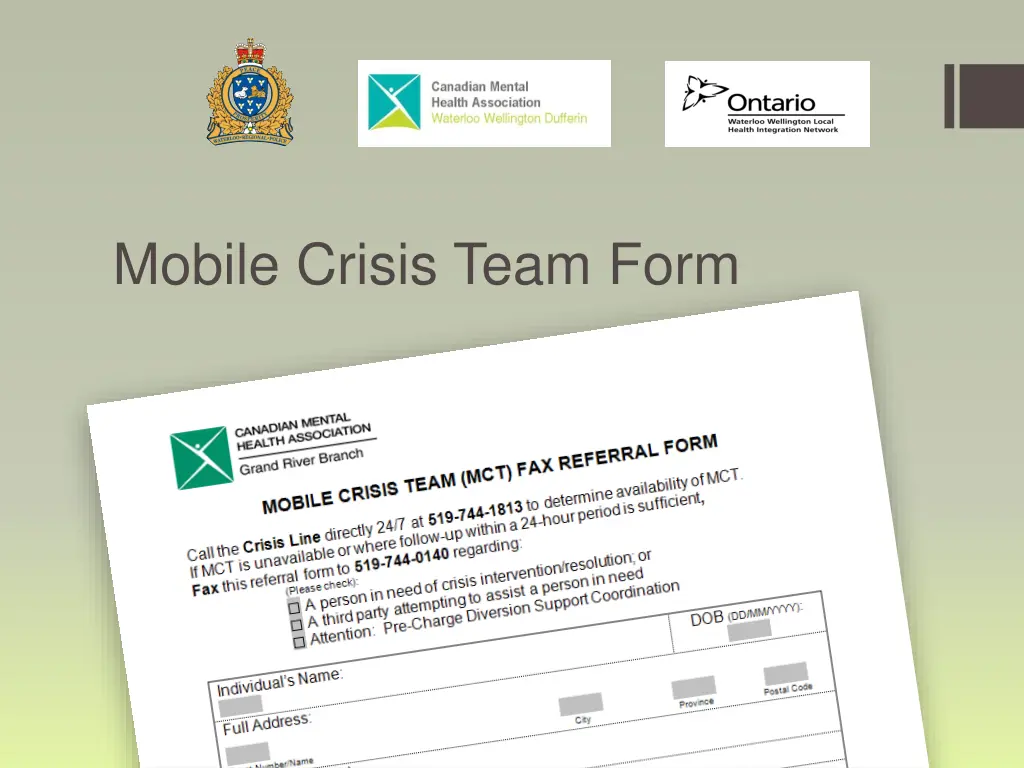 mobile crisis team form