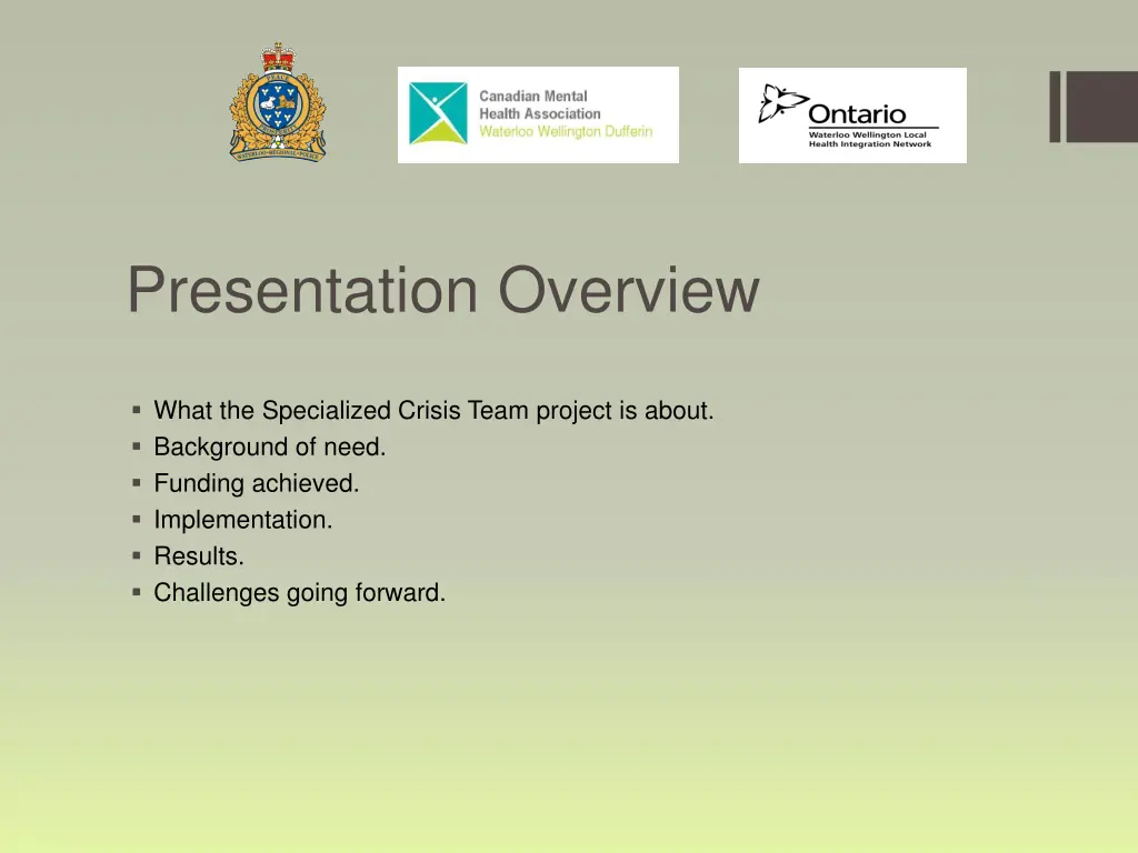 presentation overview