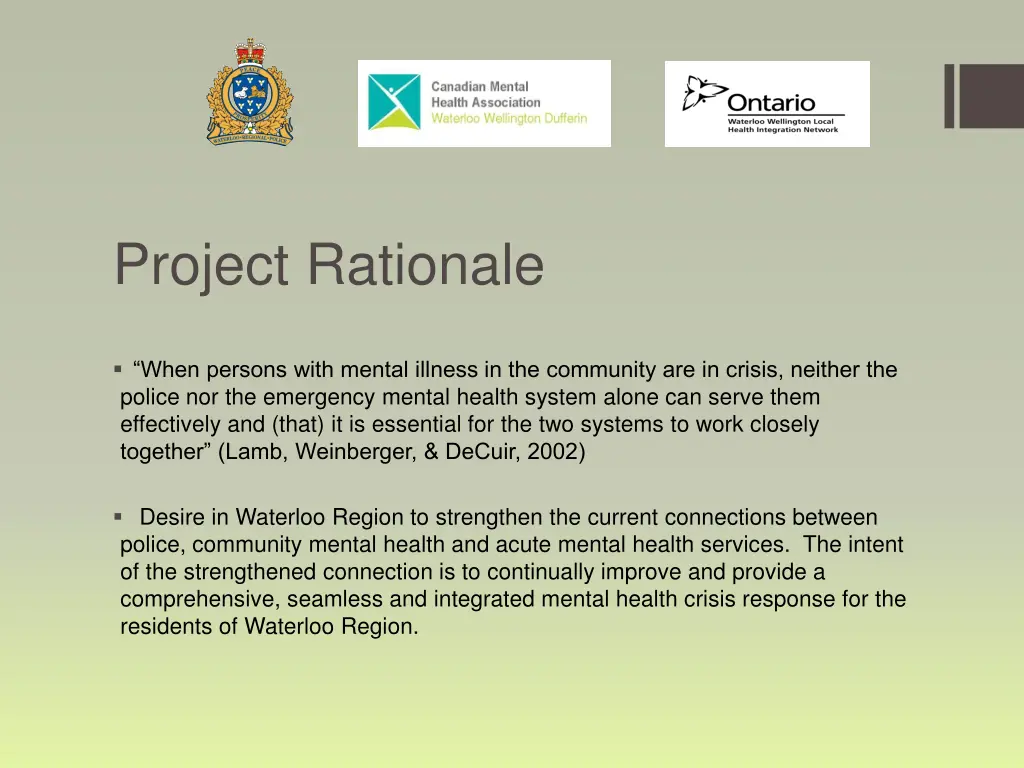 project rationale