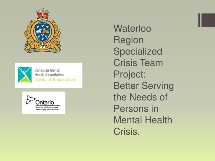 waterloo region specialized crisis team project