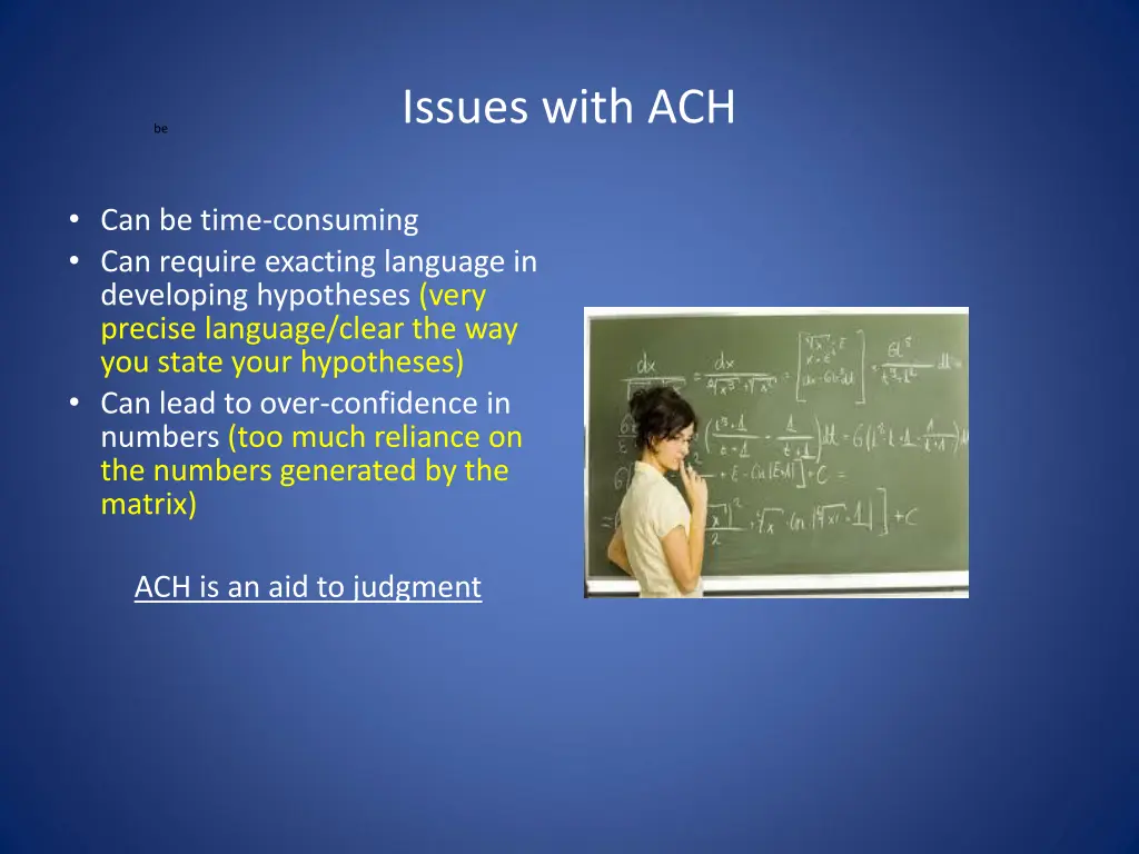 issues with ach