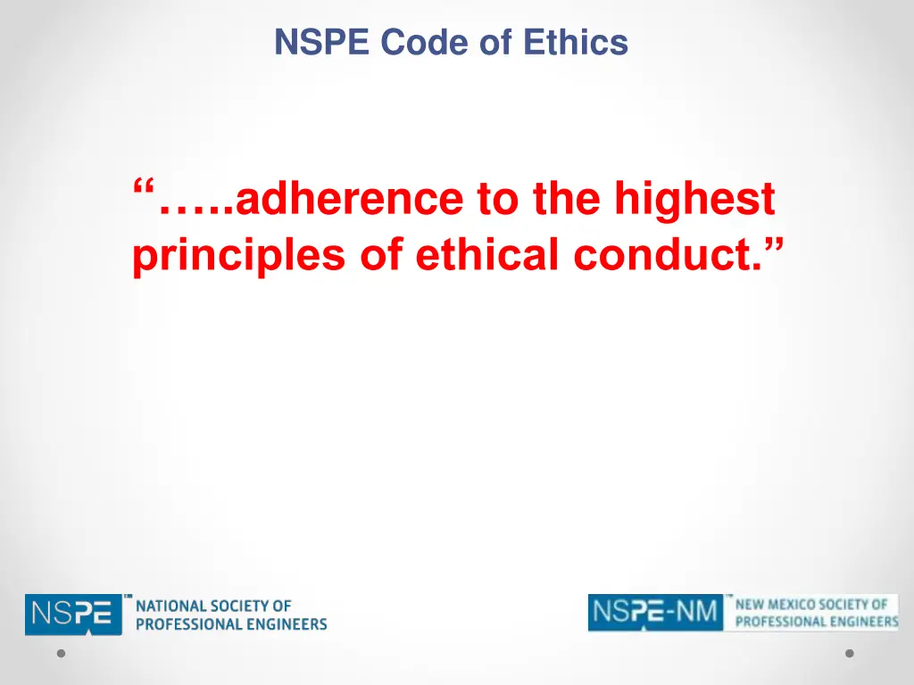 nspe code of ethics 1