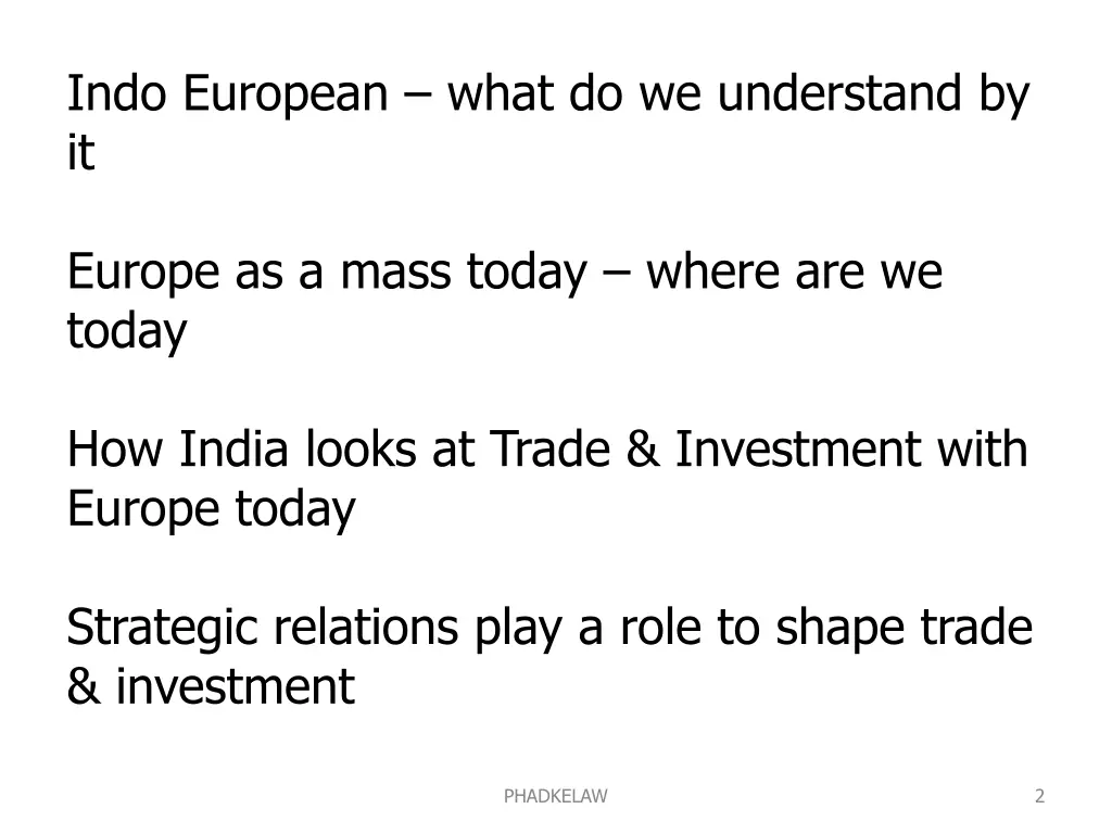 indo european what do we understand by it