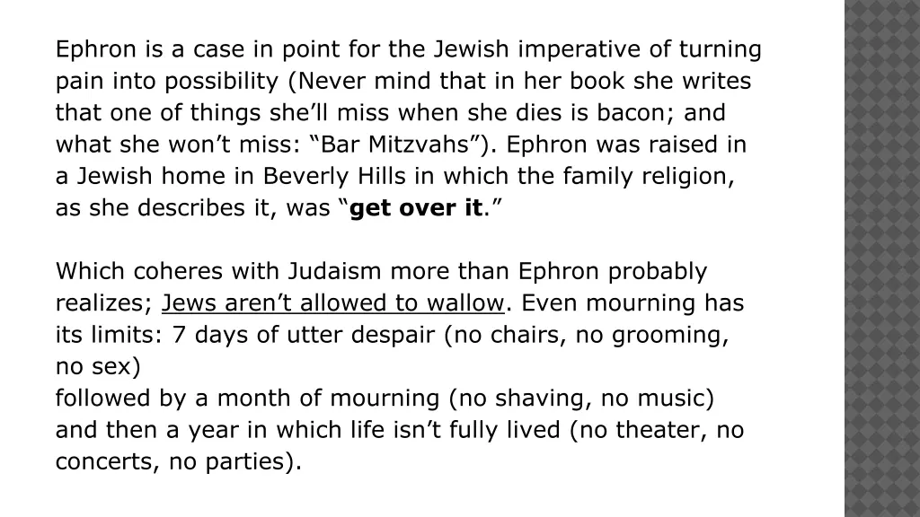 ephron is a case in point for the jewish