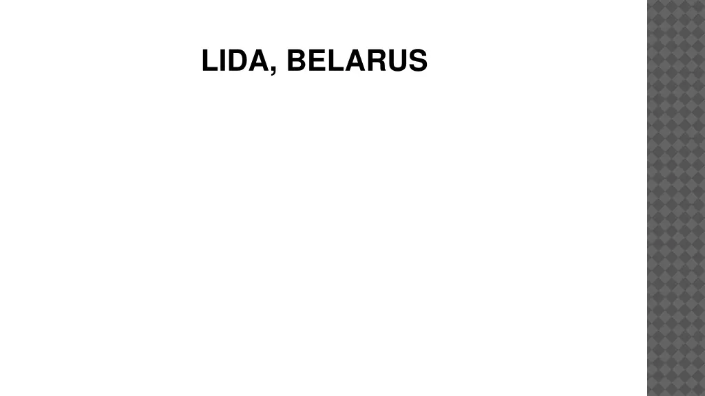 lida belarus