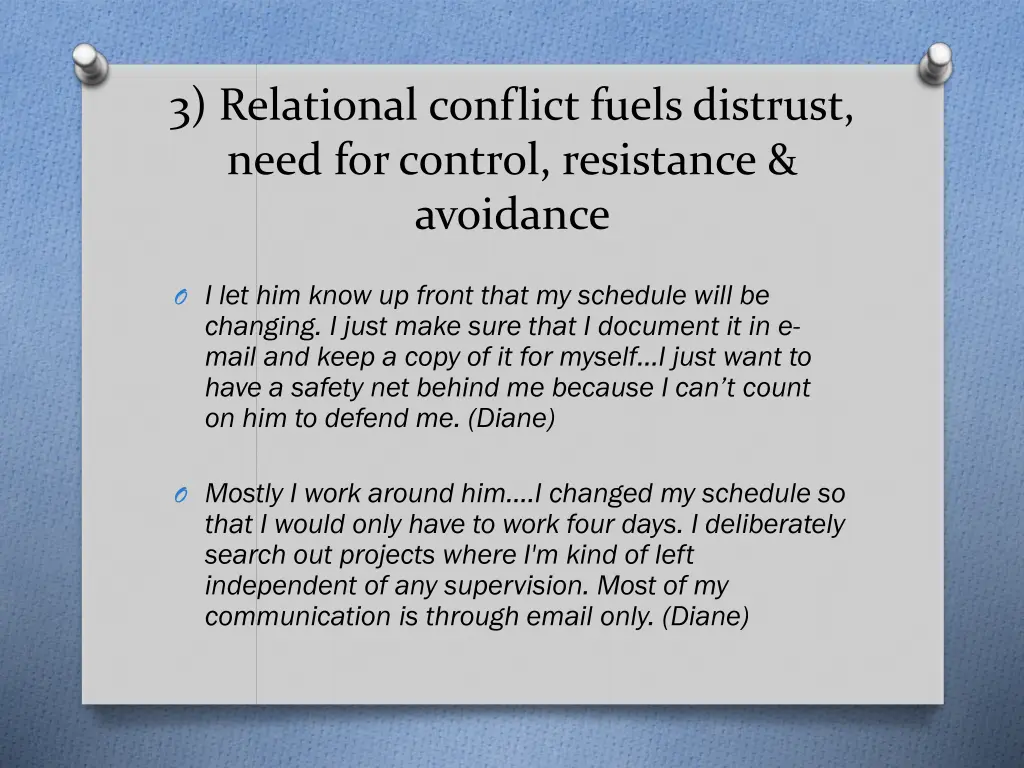 3 relational conflict fuels distrust need