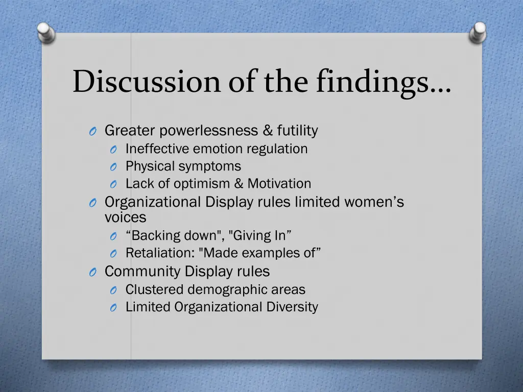 discussion of the findings 3