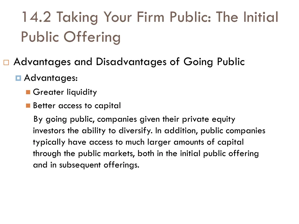 14 2 taking your firm public the initial public 1