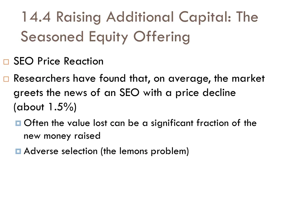 14 4 raising additional capital the seasoned 3