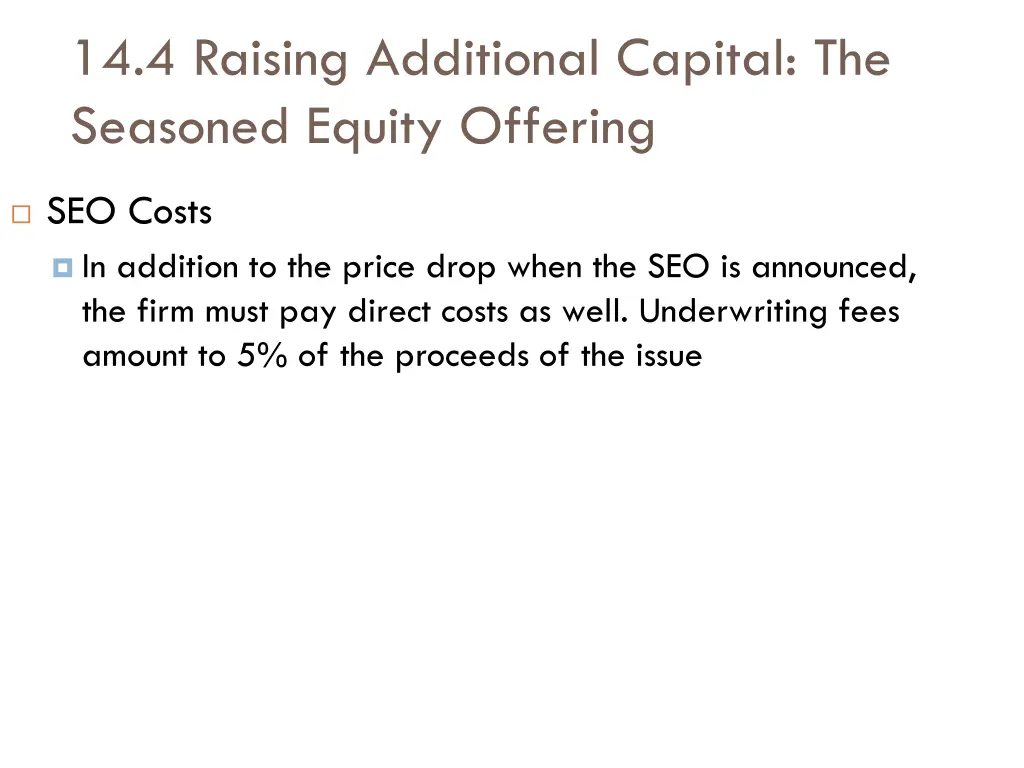 14 4 raising additional capital the seasoned 4