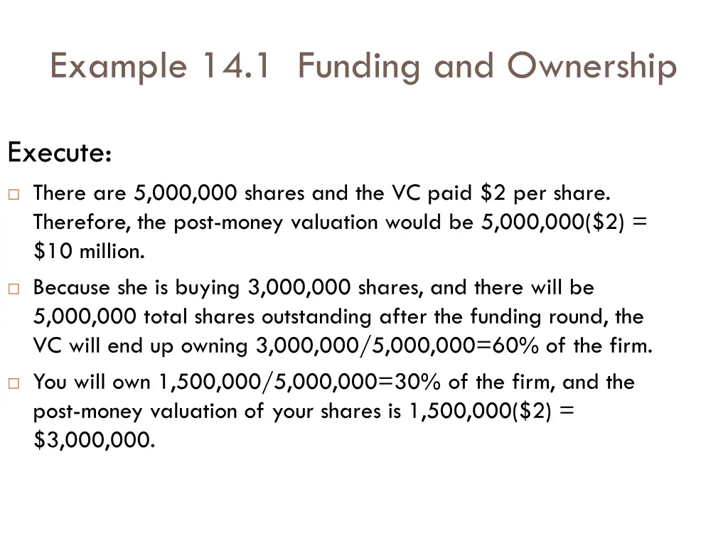 example 14 1 funding and ownership 4