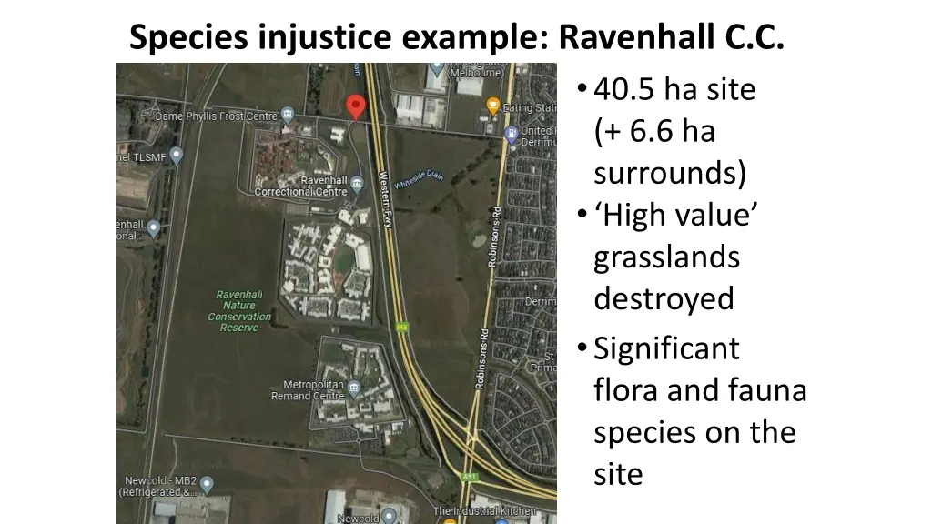 species injustice example ravenhall c c