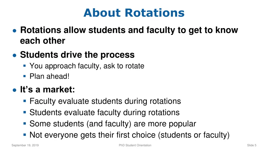 about rotations