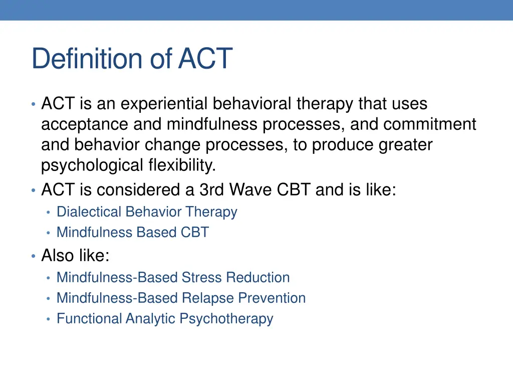 definition of act