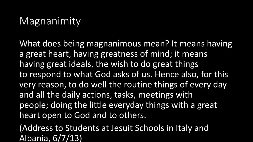 magnanimity 2