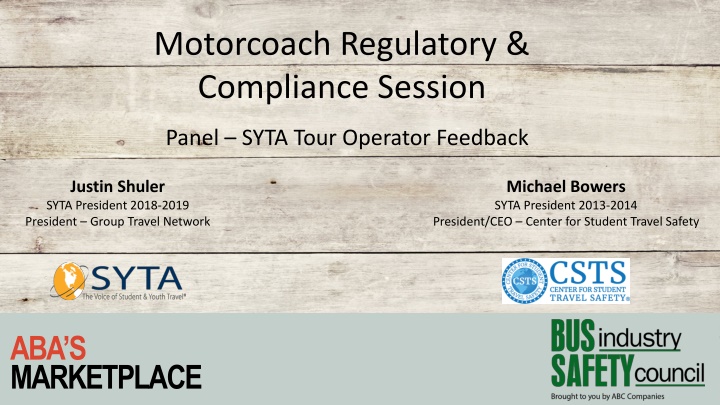 motorcoach regulatory compliance session