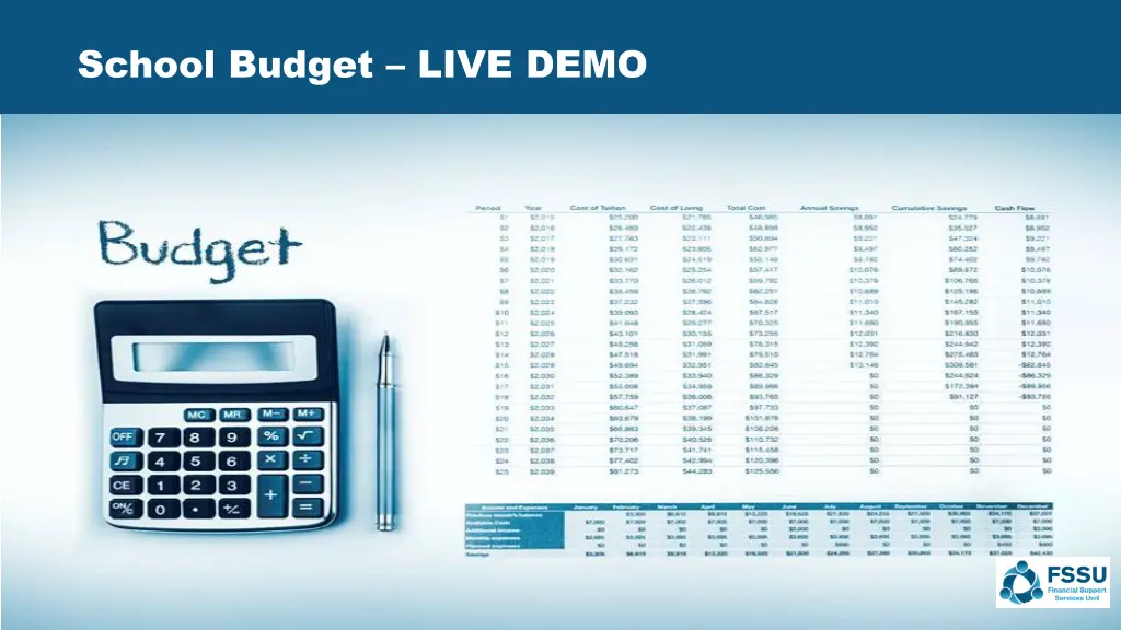 school budget live demo