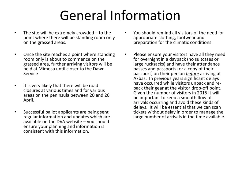 general information