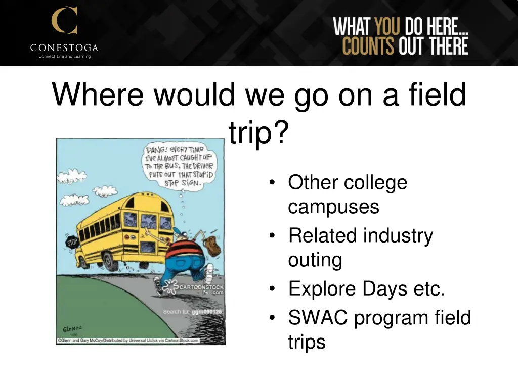 where would we go on a field trip