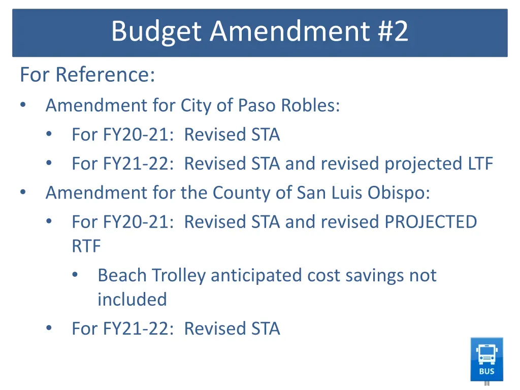 budget amendment 2 4