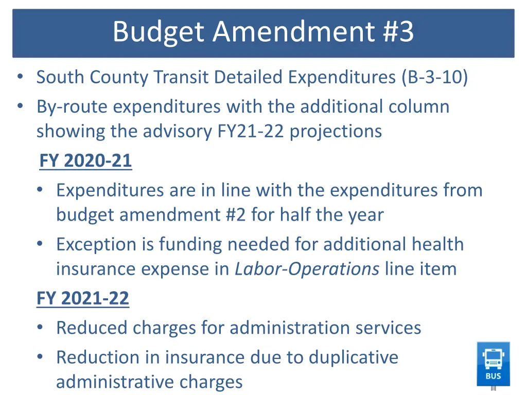 budget amendment 3 4