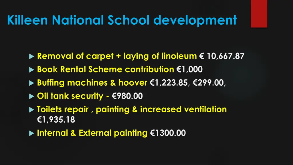 killeen national school development 1