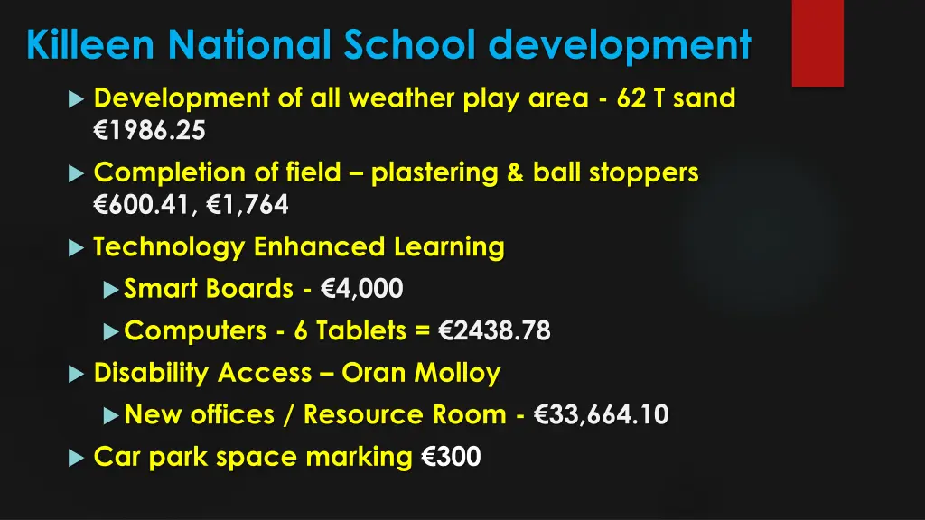 killeen national school development