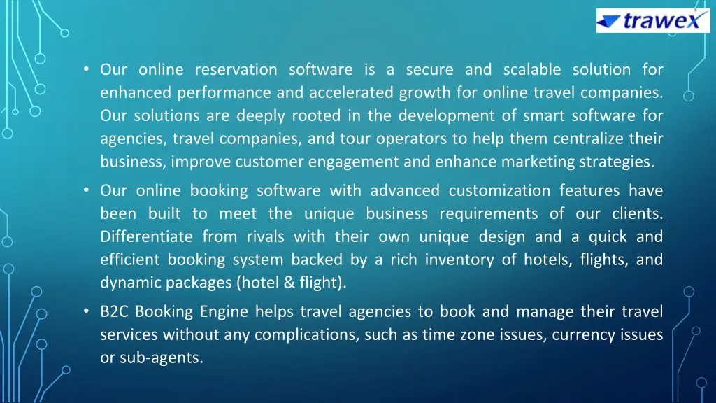 our online reservation software is a secure