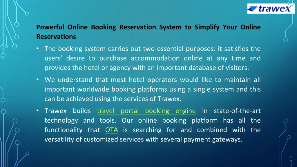 powerful online booking reservation system