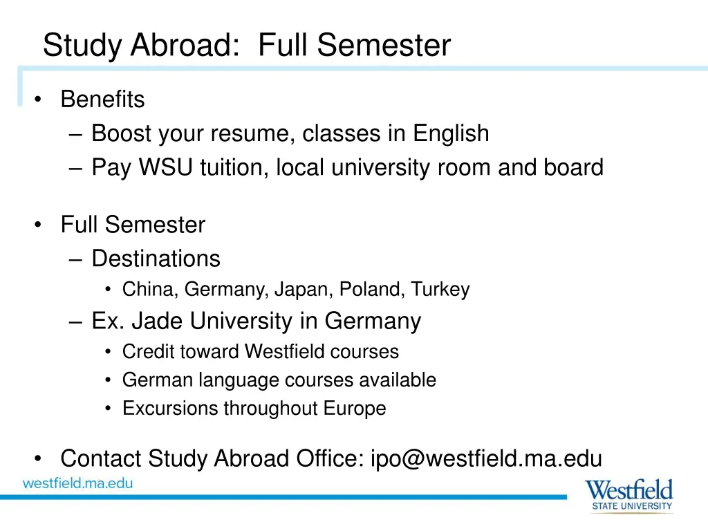 study abroad full semester