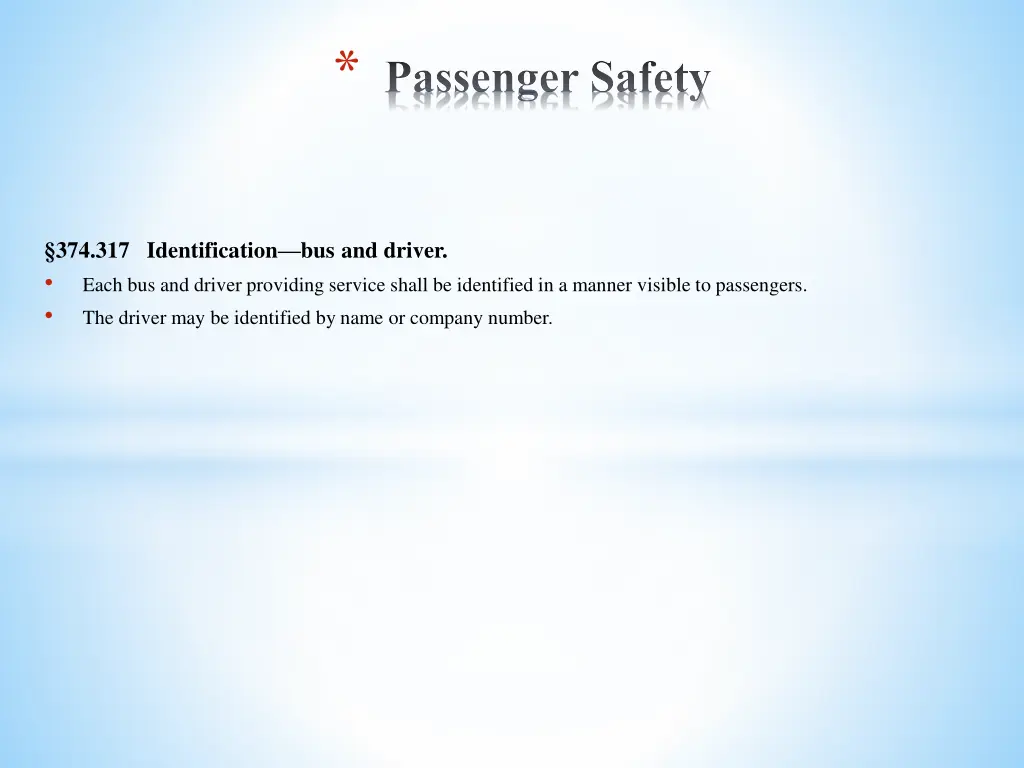 passenger safety 4