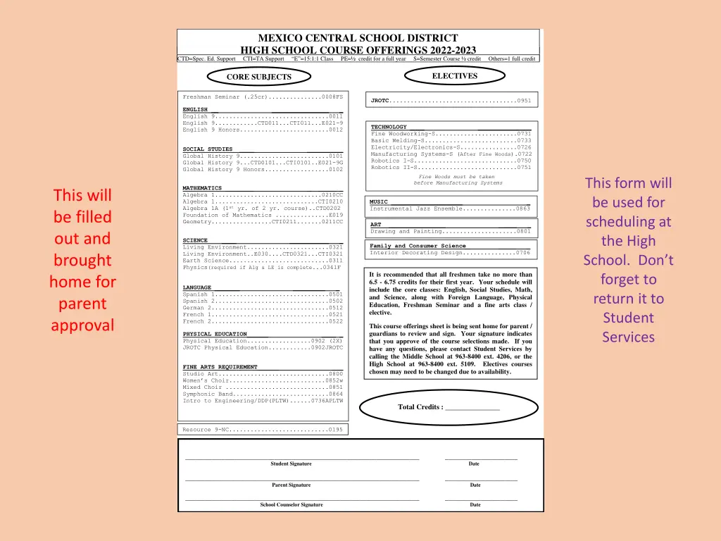 mexico central school district