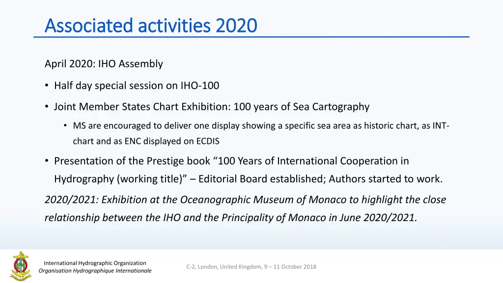 associated activities 2020 associated activities