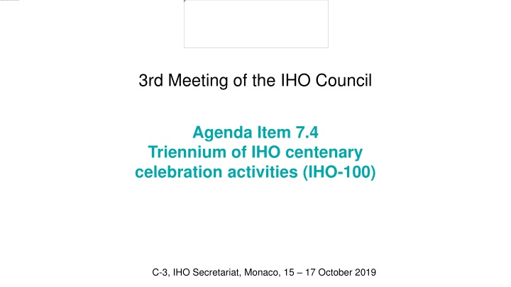 3rd meeting of the iho council