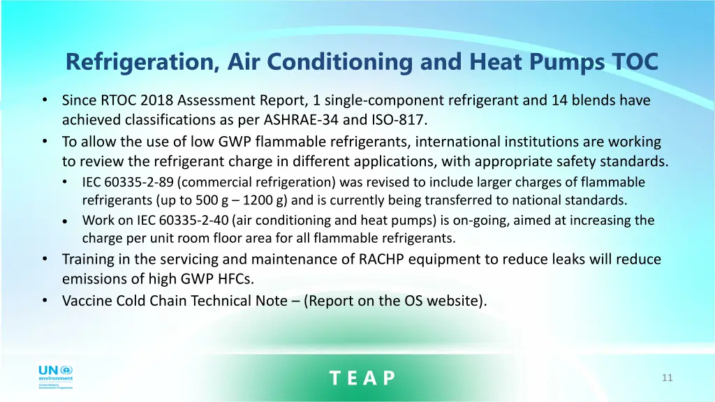 refrigeration air conditioning and heat pumps toc