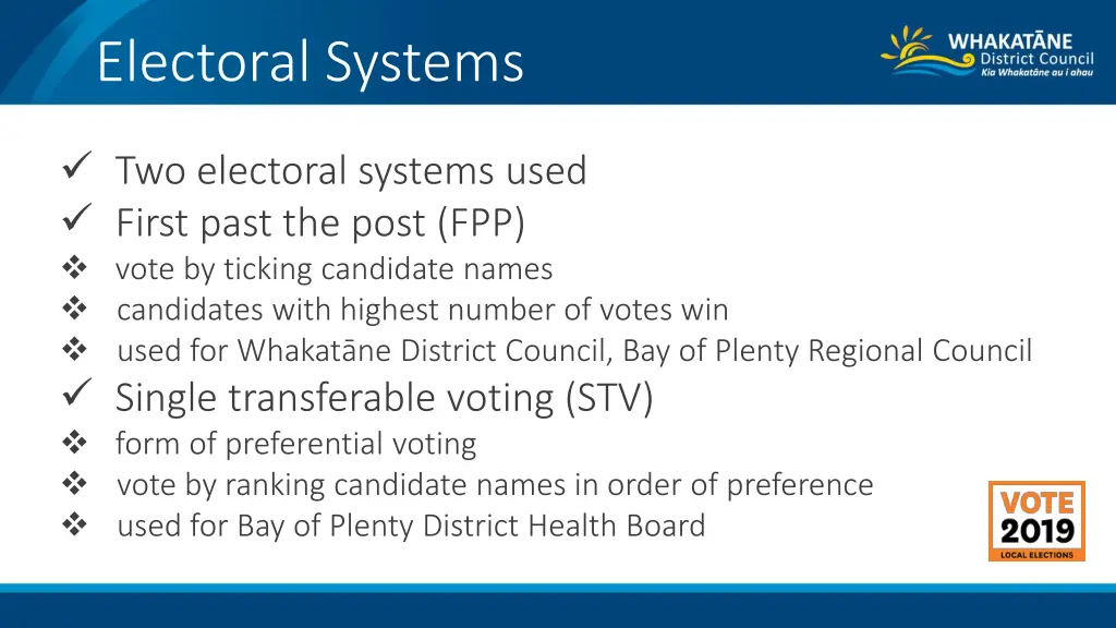 electoral systems