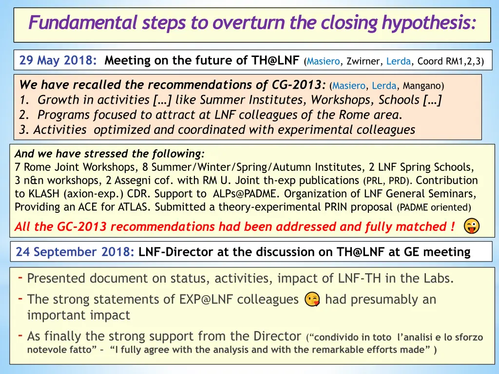 fundamental steps to overturn the closing