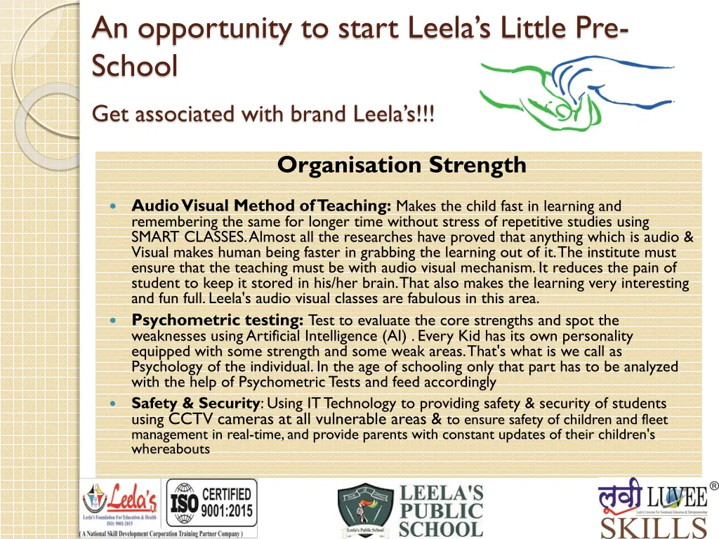 an opportunity to start leela s little pre school 8