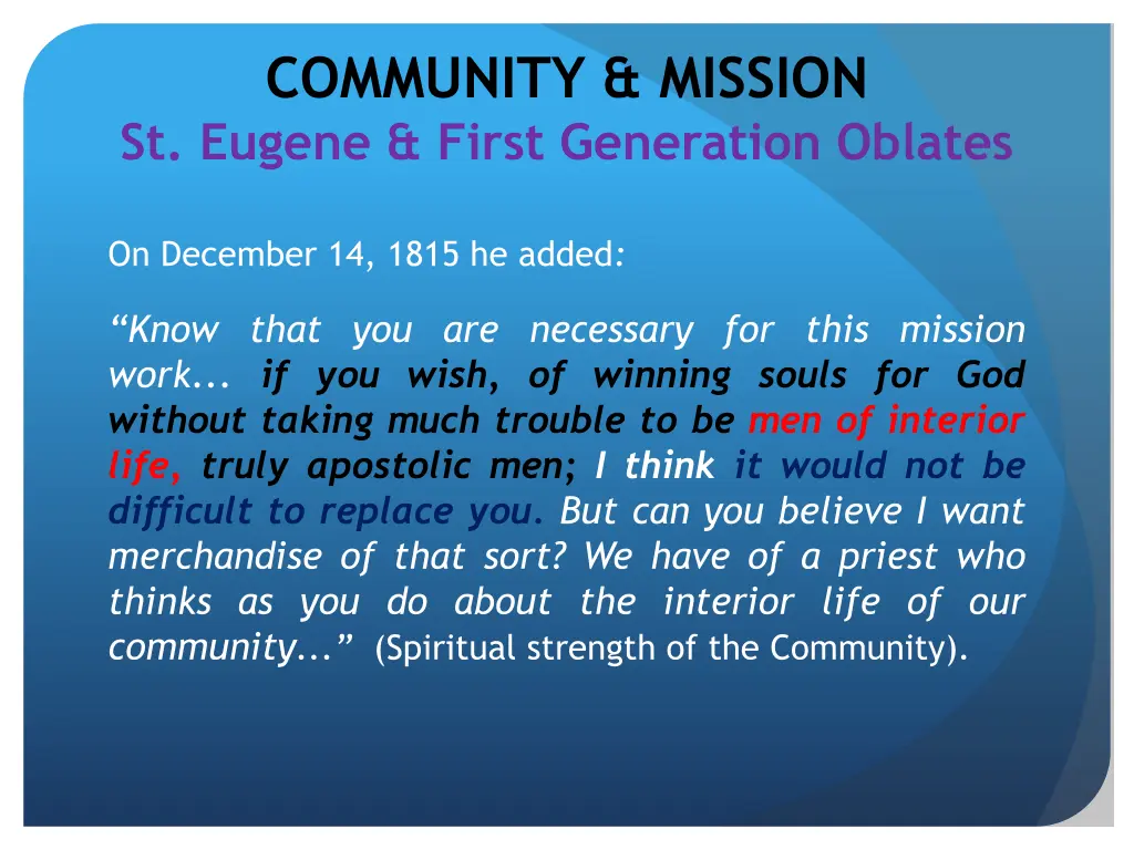 community mission st eugene first generation 6