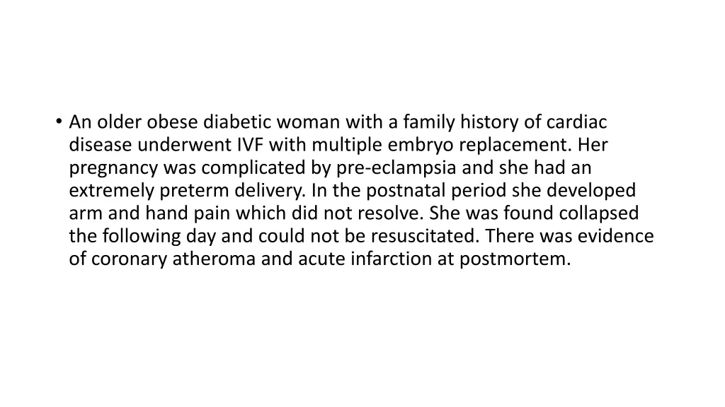 an older obese diabetic woman with a family