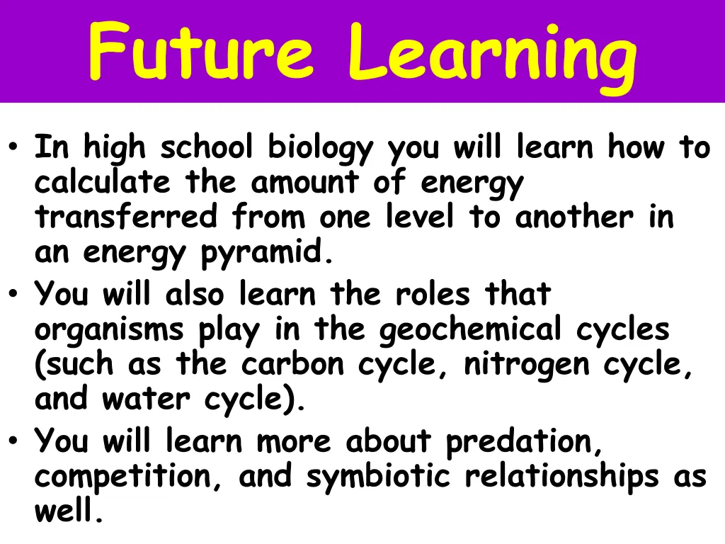 future learning