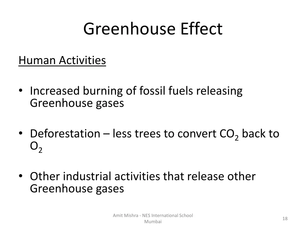 greenhouse effect 1