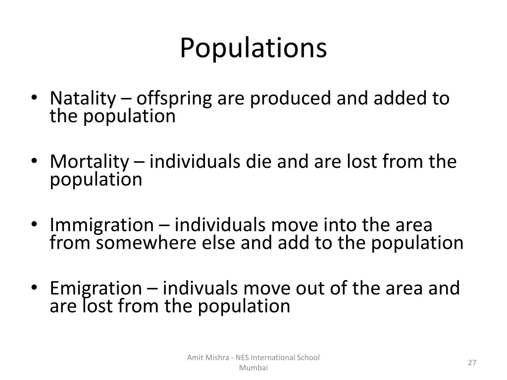 populations 1